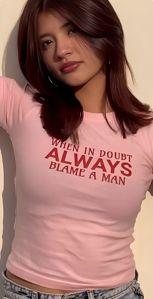 blame a man